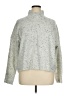 Ann Taylor LOFT Outlet Tweed Silver Turtleneck Sweater Size XL - photo 1