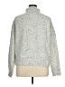 Ann Taylor LOFT Outlet Tweed Silver Turtleneck Sweater Size XL - photo 2