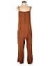 Old Navy Solid Brown Orange Jumpsuit Size M - photo 1