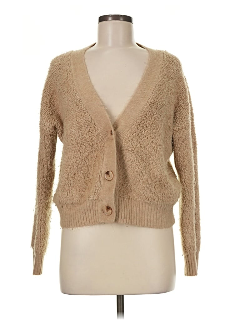 Pre-owned Pink Martini Cardigan Sweater In Tan