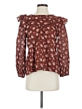 Madewell Ladder-Trim Ruffle Top in Homestead Bouquet (view 1)