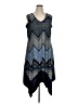 Perseption Concept Chevron-herringbone Blue Casual Dress Size 1X - photo 1