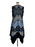 Perseption Concept Chevron-herringbone Blue Casual Dress Size 1X - photo 2