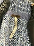 Free People Tweed Blue Pullover Sweater Size XS - photo 7