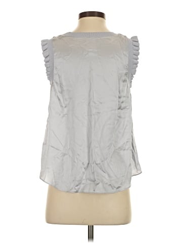 Cinq à Sept Sleeveless Silk Top (view 2)