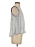 Cinq à Sept 100% Silk Silver Sleeveless Silk Top Size S - photo 4