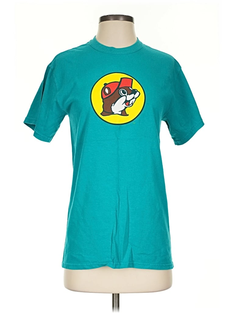 Pre-owned Gildan Short Sleeve T-shirt In Teal
