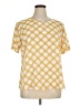 Van Heusen 100% Polyester Yellow Short Sleeve Blouse Size XL - photo 1