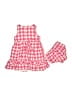 Chaps 100% Cotton Checkered-gingham Pink Dress 9-12 MO / 12 MO - photo 2