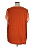 Papermoon Orange Short Sleeve Blouse Size 1X - photo 2