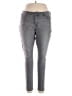 JCPenney Solid Gray Jeans Size 16 - photo 1