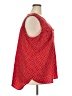 Croft & Barrow 100% Polyester Polka Dots Red Sleeveless Blouse Size 2X - photo 4