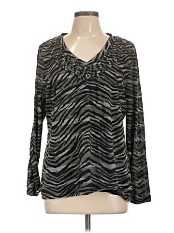 Dana Buchman Long Sleeve T-Shirt (view 1)