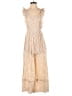 Sancia Checkered-gingham Tan Jumpsuit Size XS - photo 1