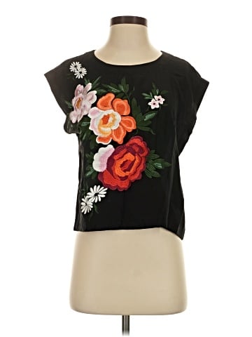 Nicole Miller Artelier Short Sleeve Top (view 1)