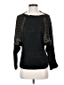 Hot & Delicious Metallic Black Pullover Sweater Size S - photo 1