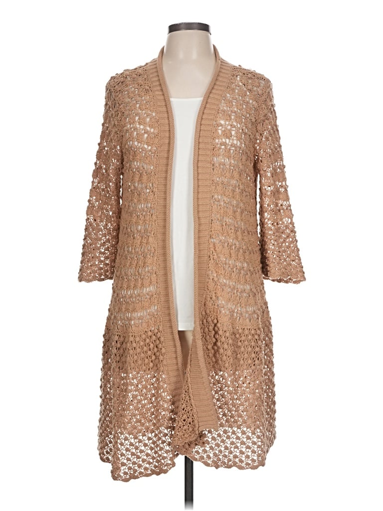 Pre-owned Calypso St Barth Cardigan Sweater In Tan