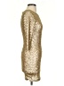 TFNC 100% Polyester Metallic Gold Cocktail Dress Size XS - photo 4