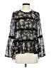 Ro & De 100% Polyester Black Long Sleeve Blouse Size S - photo 1