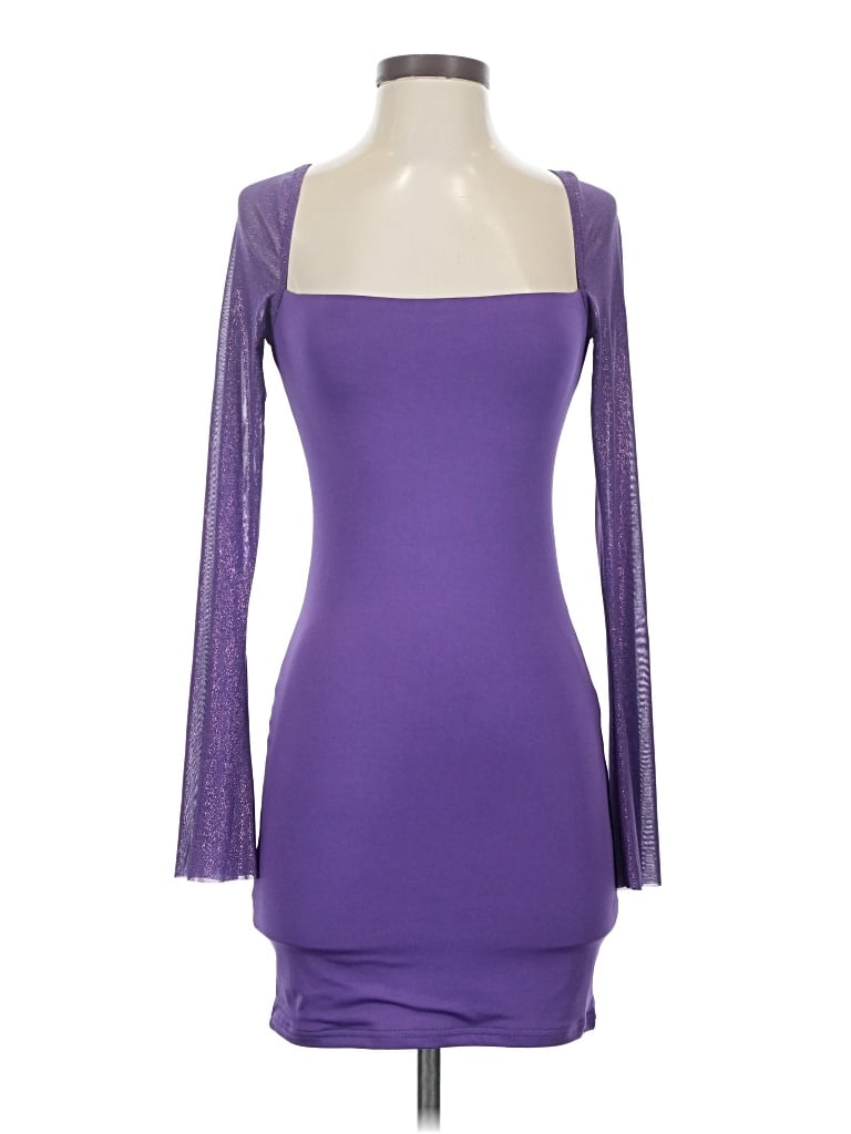 Pre-owned Lucy In The Sky Cocktail Dress In Purple