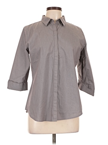 Worthington 3/4 Sleeve Button-Down Shirt (view 1)