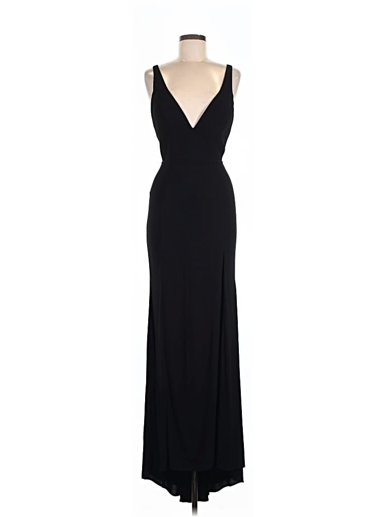 Pre-owned Mac Duggal Cocktail Dress In Black