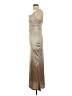 Silvergate Metallic Tan Cocktail Dress Size L - photo 5