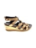 otBt 100% Leather Tan Wedges Size 7 1/2 - photo 1