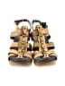 otBt 100% Leather Tan Wedges Size 7 1/2 - photo 2
