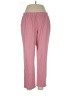 Lands' End Checkered-gingham Pink Casual Pants Size L - photo 1
