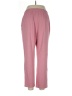 Lands' End Checkered-gingham Pink Casual Pants Size L - photo 2