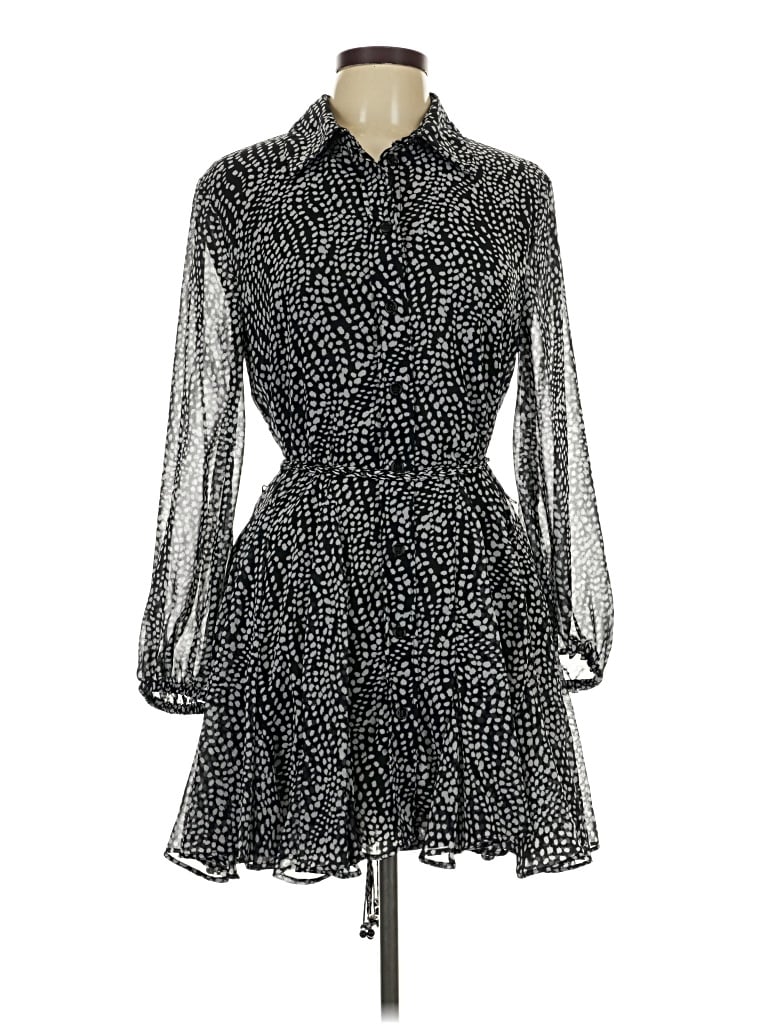 Pre-owned Zara Cocktail Dress In Black