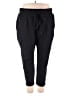 Maurices Solid Black Track Pants Size 24 (3) - photo 1