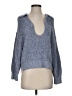 Free People Tweed Blue Pullover Sweater Size XS - photo 1