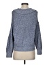 Free People Tweed Blue Pullover Sweater Size XS - photo 2