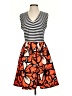 Just... Taylor Tropical Orange Cocktail Dress Size 4 - photo 1