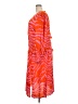 Never Fully Dressed 100% Viscose Animal Print Red Orange Casual Dress Size 20 - photo 5