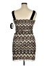 Volume One 100% Polyester Chevron-herringbone Brown Cocktail Dress Size XL - photo 2