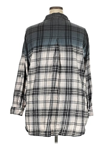 Jane and Delancey 3/4 Sleeve Button-Down Shirt (view 2)