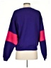 Forever 21 Color Block Purple Pullover Sweater Size S - photo 2