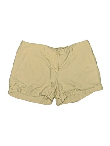 New York & Company Khaki Shorts (view 1)