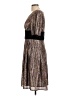 Kay Unger Tweed Brown Cocktail Dress Size 10 - photo 5