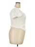 Torrid 100% Elastic Ivory Short Sleeve Top Size 2X Plus (2) - photo 4