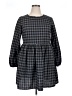 Glamorous Checkered-gingham Gray Casual Dress Size XL (estimated) - photo 1