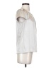 St. John Silver Short Sleeve Blouse Size 4 - photo 4