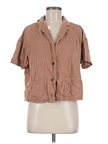 Madewell Knit Lightspun Camp Shirt (view 1)