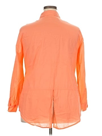 Cato 3/4 Sleeve Button-Down Shirt (view 2)