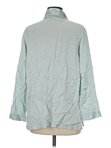 Saks Fifth Avenue 3/4 Sleeve Silk Top (view 2)