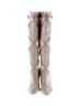 Just Fab Argyle Ivory Boots Size 9 - photo 2