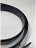 Moschino 100% Leather Black Silver Leather Belt Size EU (IT) 46 - photo 8